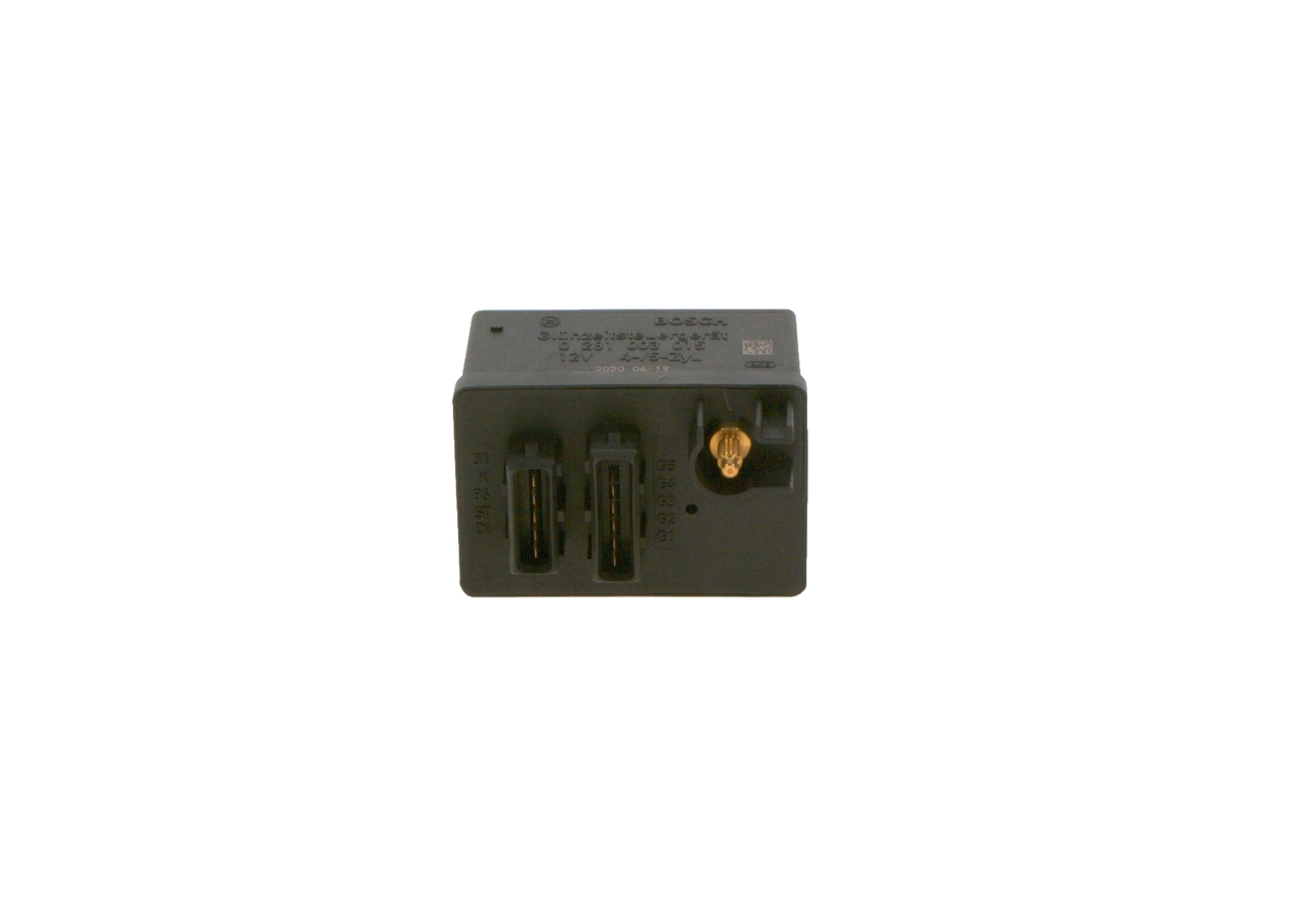 Control Unit, glow time