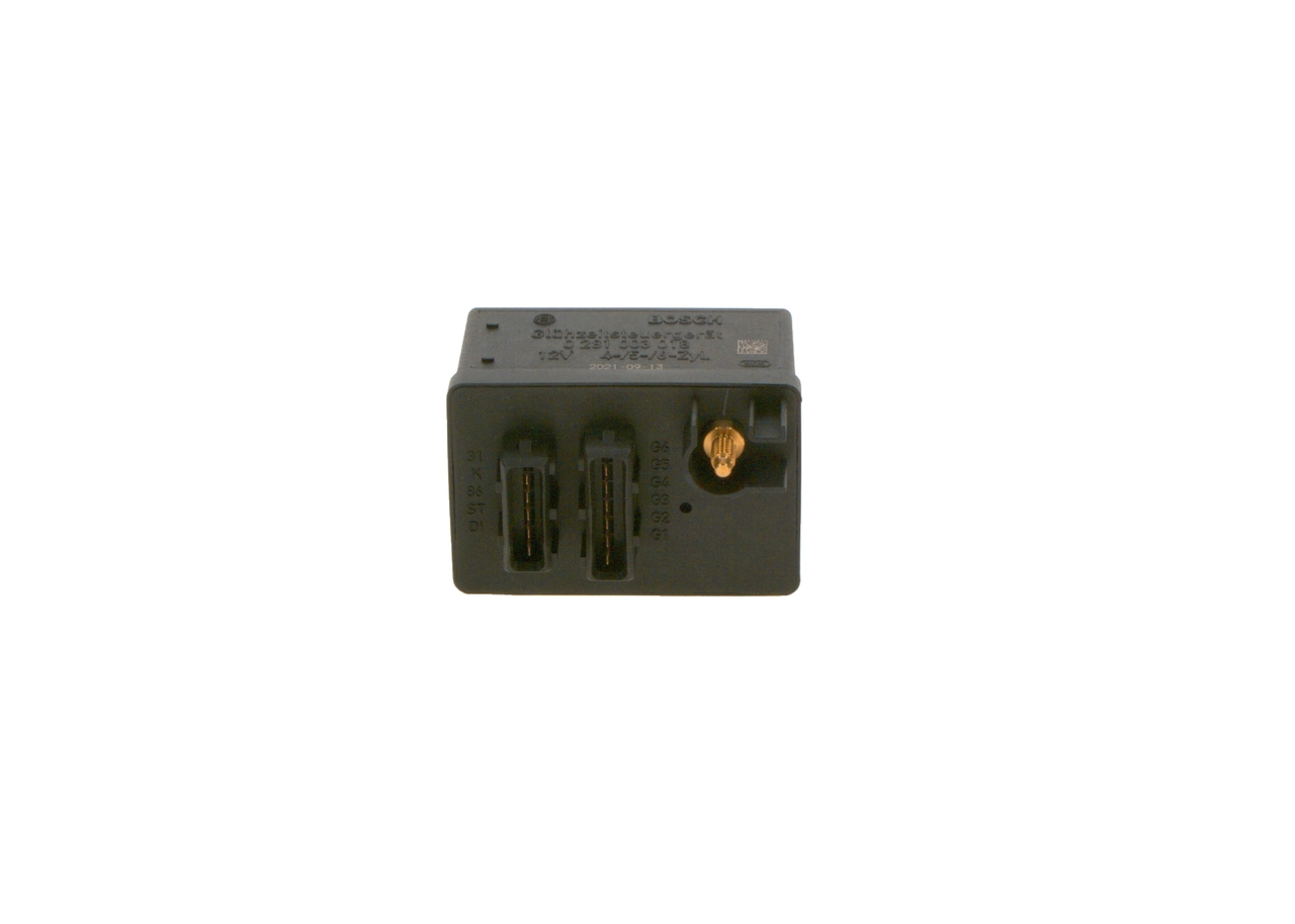 Control Unit, glow time
