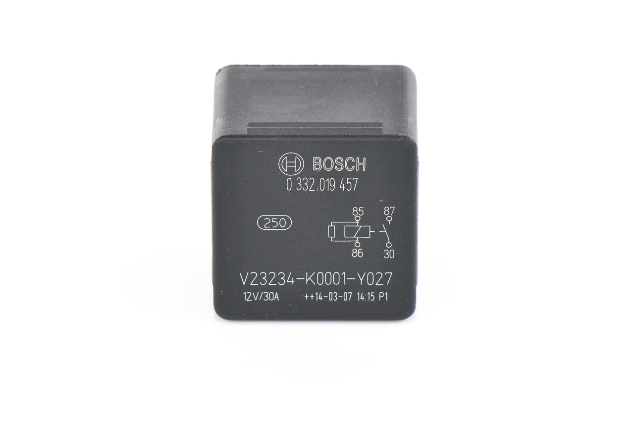 Relay, main current