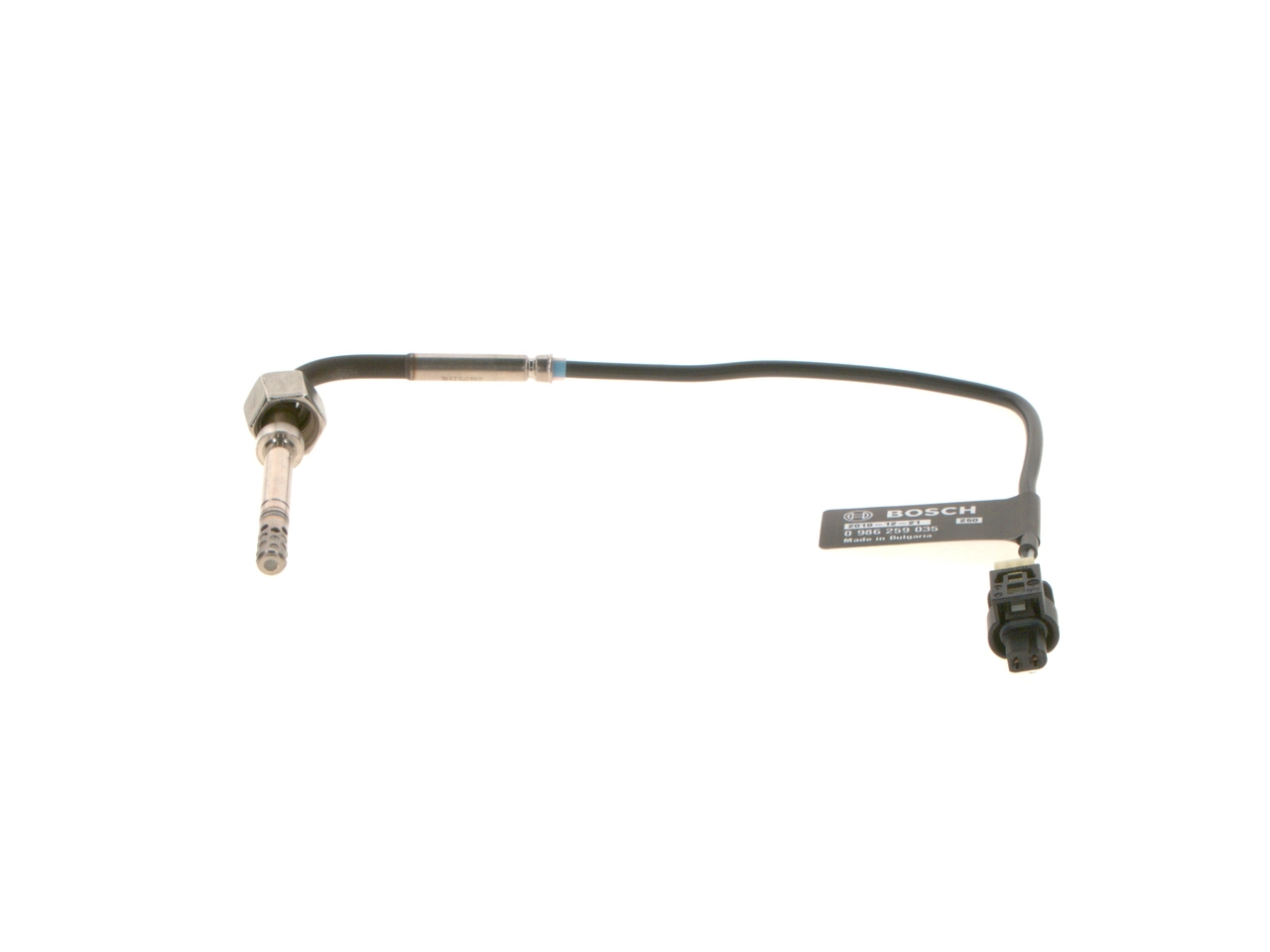 Sensor, exhaust gas temperature