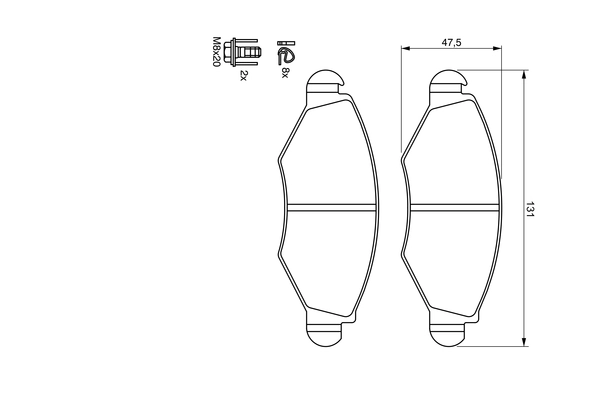 Brake Pad Set, disc brake