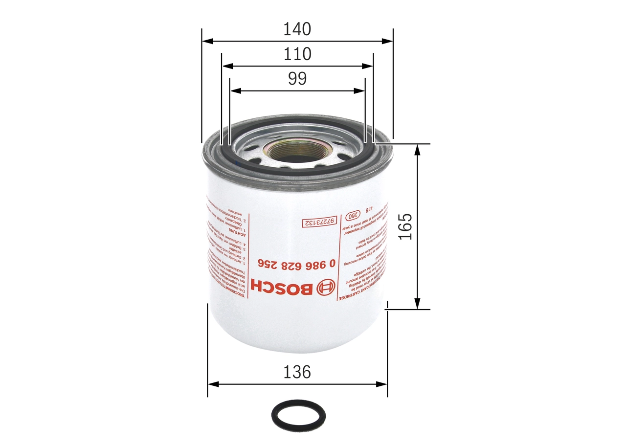 Air Dryer Cartridge, compressed-air system