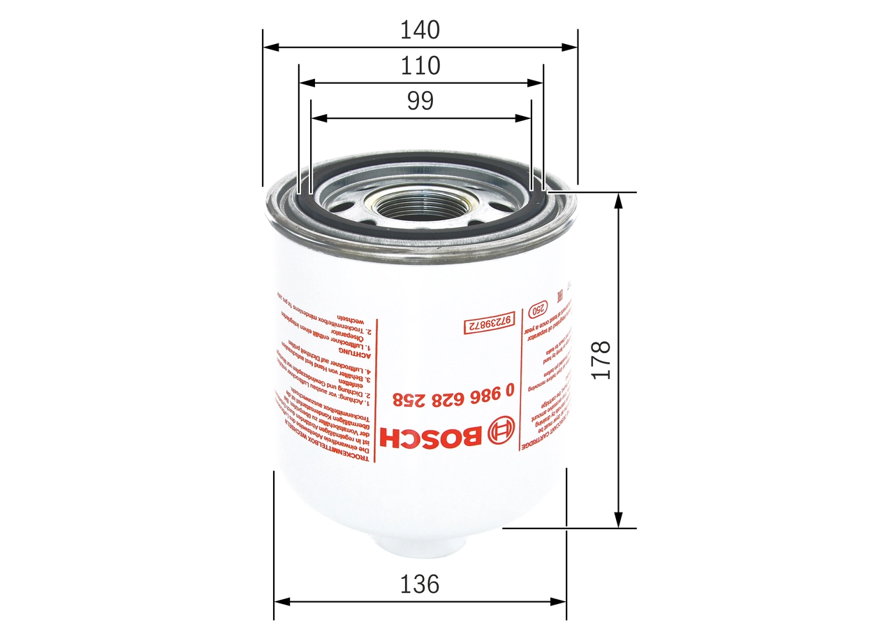 Air Dryer Cartridge, compressed-air system