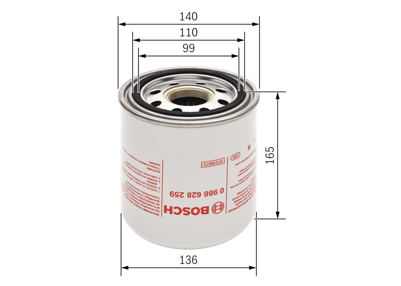 Air Dryer Cartridge, compressed-air system