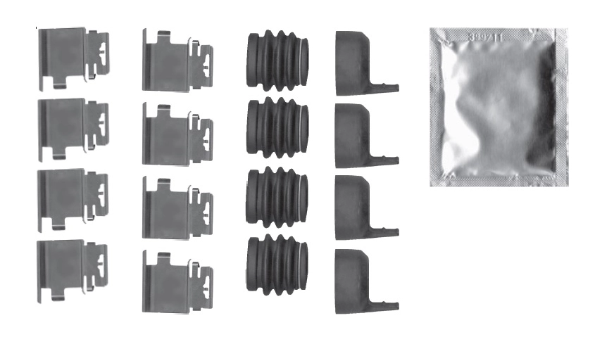 Accessory Kit, disc brake pad