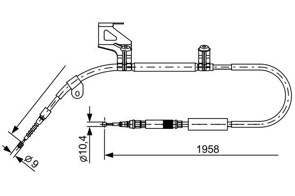 Cable Pull, parking brake