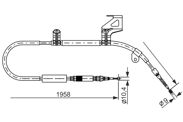 Cable Pull, parking brake
