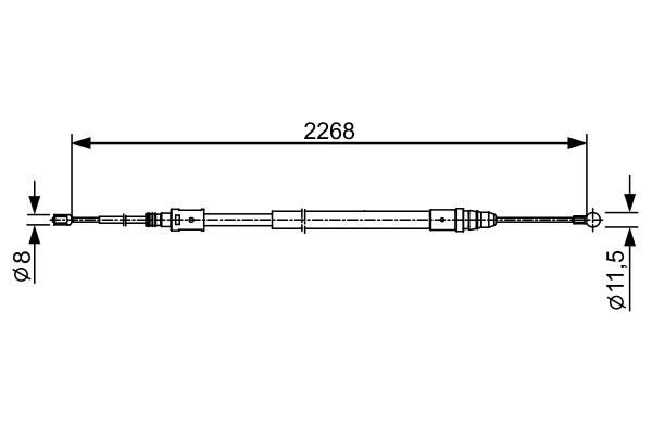 Cable Pull, parking brake