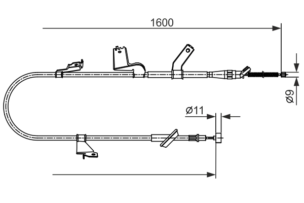 Cable Pull, parking brake