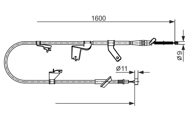 Cable Pull, parking brake