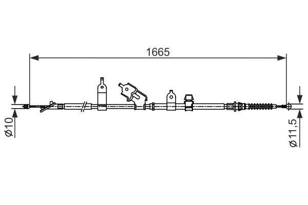 Cable Pull, parking brake