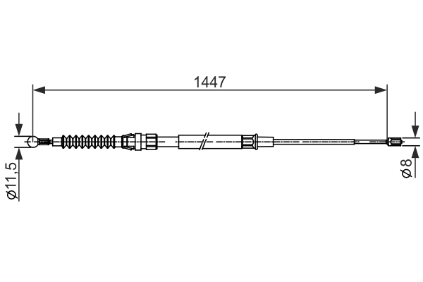 Cable Pull, parking brake