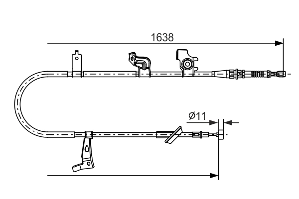 Cable Pull, parking brake