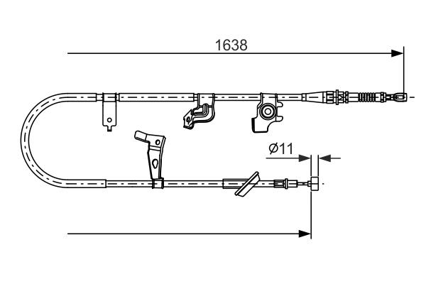 Cable Pull, parking brake