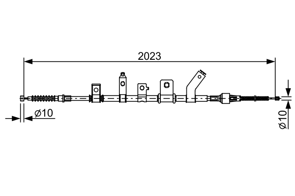 Cable Pull, parking brake