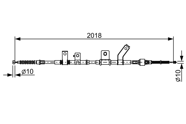 Cable Pull, parking brake