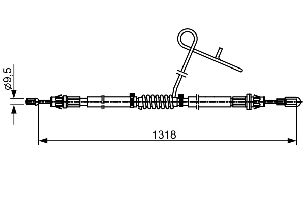 Cable Pull, parking brake