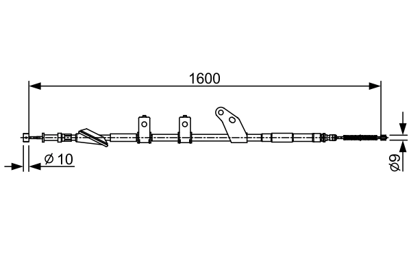Cable Pull, parking brake
