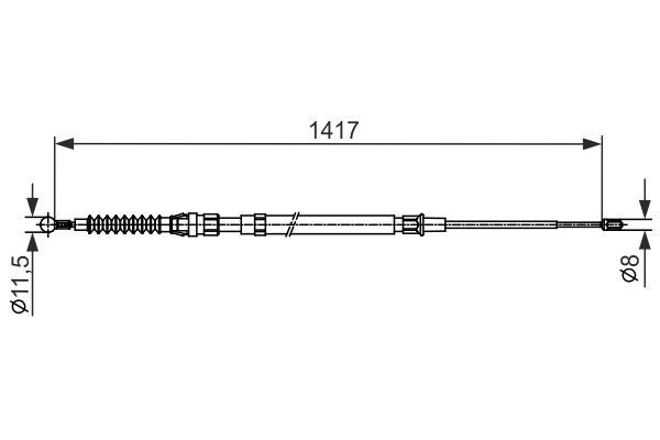 Cable Pull, parking brake