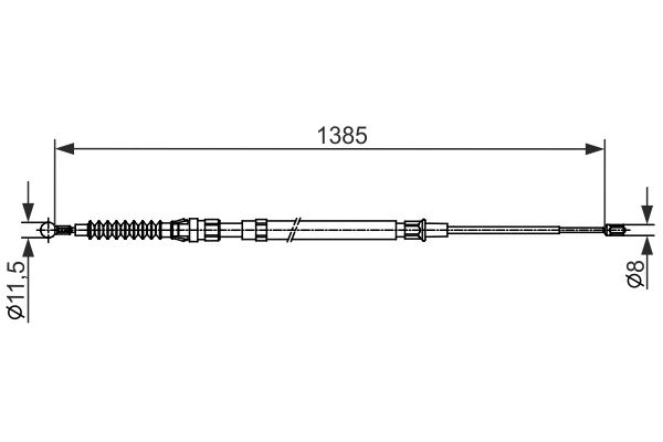 Cable Pull, parking brake