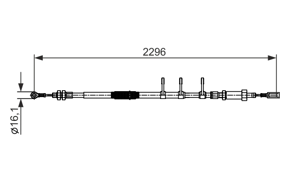 Cable Pull, parking brake