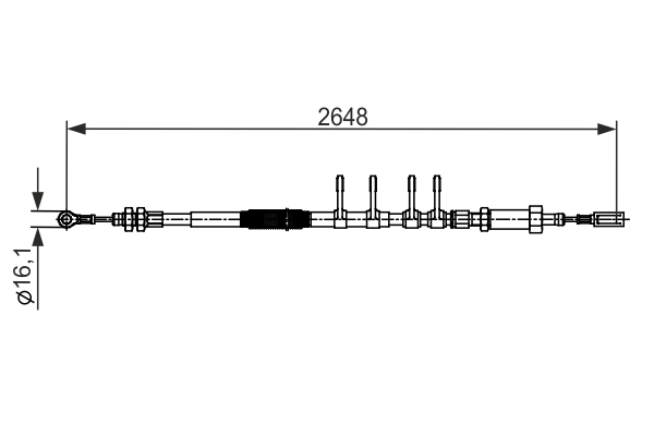 Cable Pull, parking brake