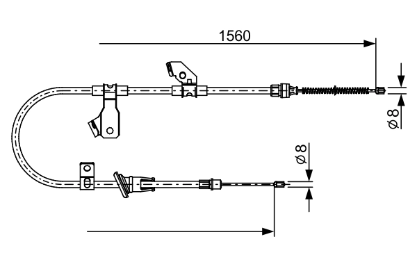 Cable Pull, parking brake
