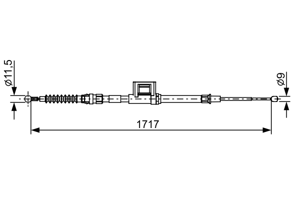 Cable Pull, parking brake