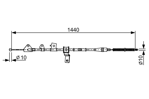 Cable Pull, parking brake