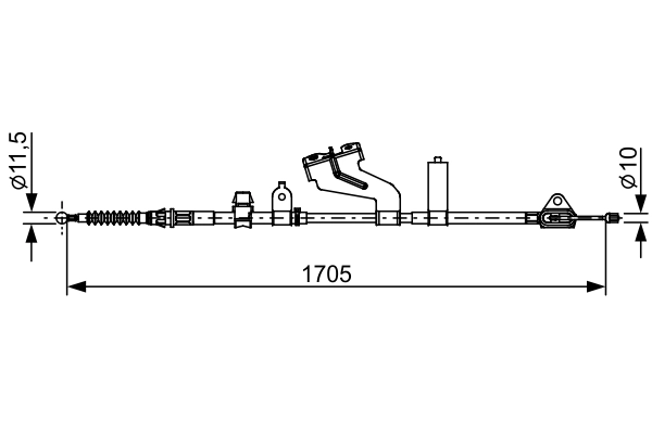 Cable Pull, parking brake