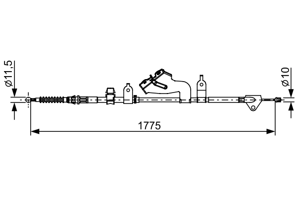 Cable Pull, parking brake