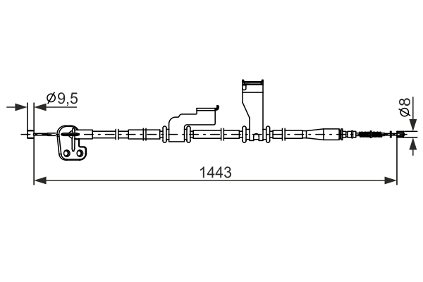 Cable Pull, parking brake