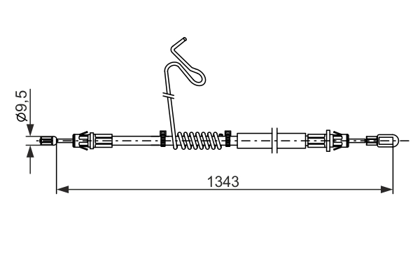 Cable Pull, parking brake