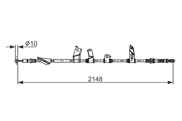 Cable Pull, parking brake
