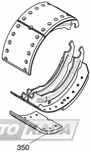 Brake linings ECO SN4218, 18mm