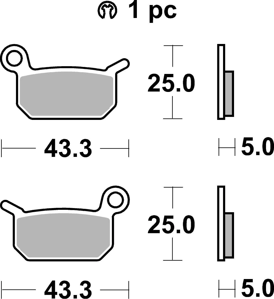 Brake Pad Set, disc brake