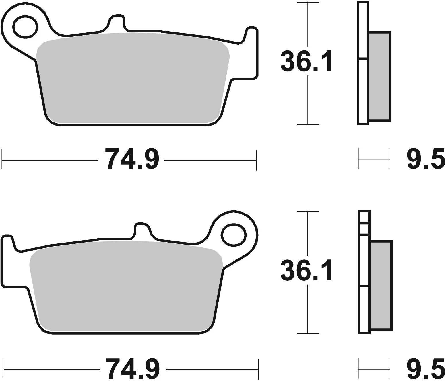 Brake Pad Set, disc brake