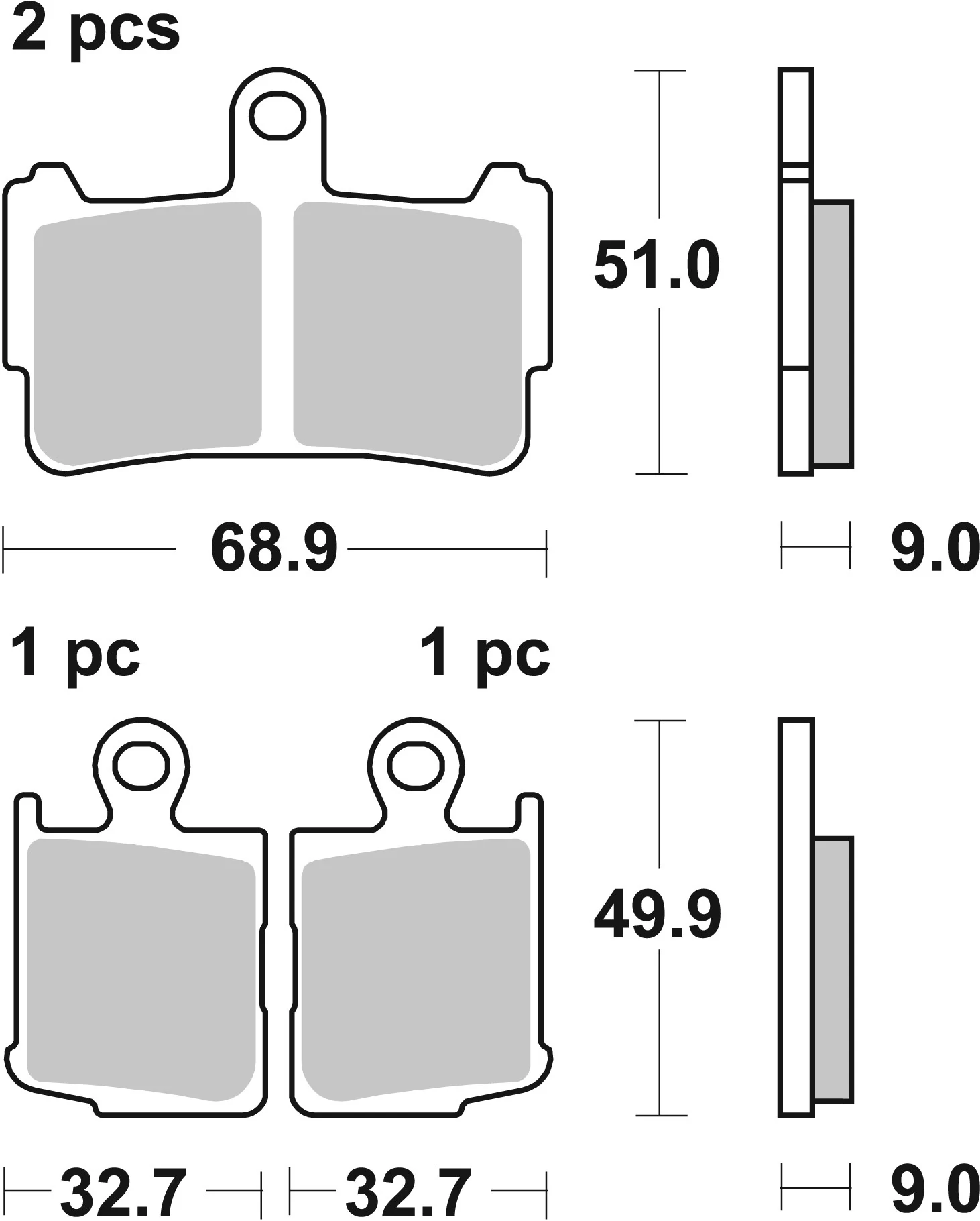 Brake Pad Set, disc brake