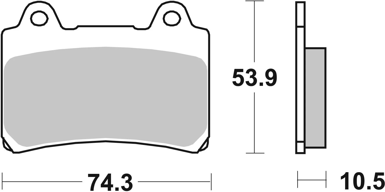 Brake Pad Set, disc brake