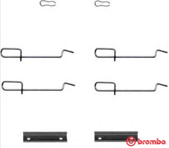 Accessory Kit, disc brake pad
