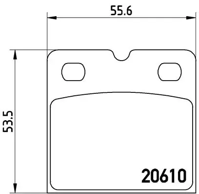 Brake Pad Set, disc parking brake