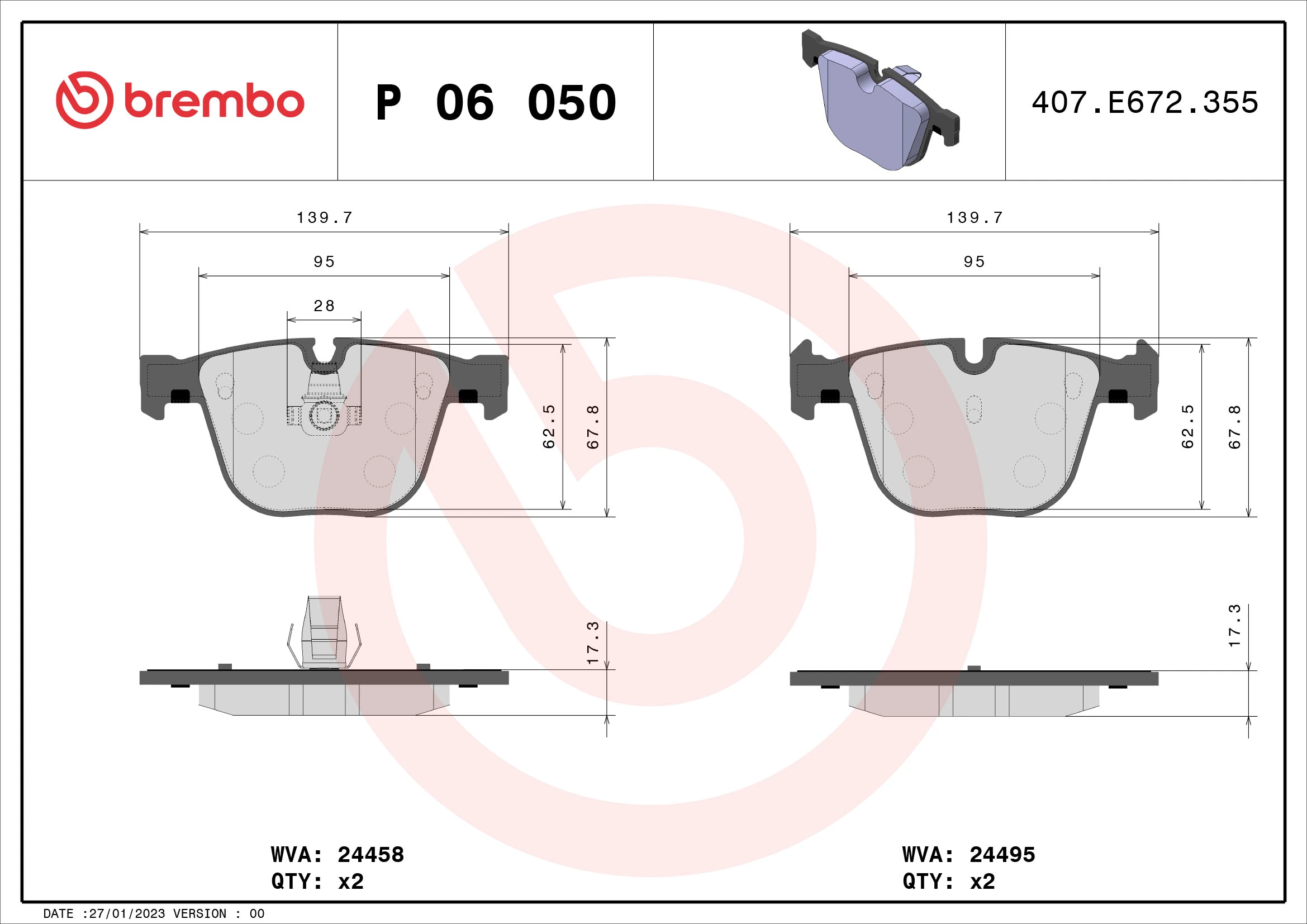 Brake Pad Set, disc brake