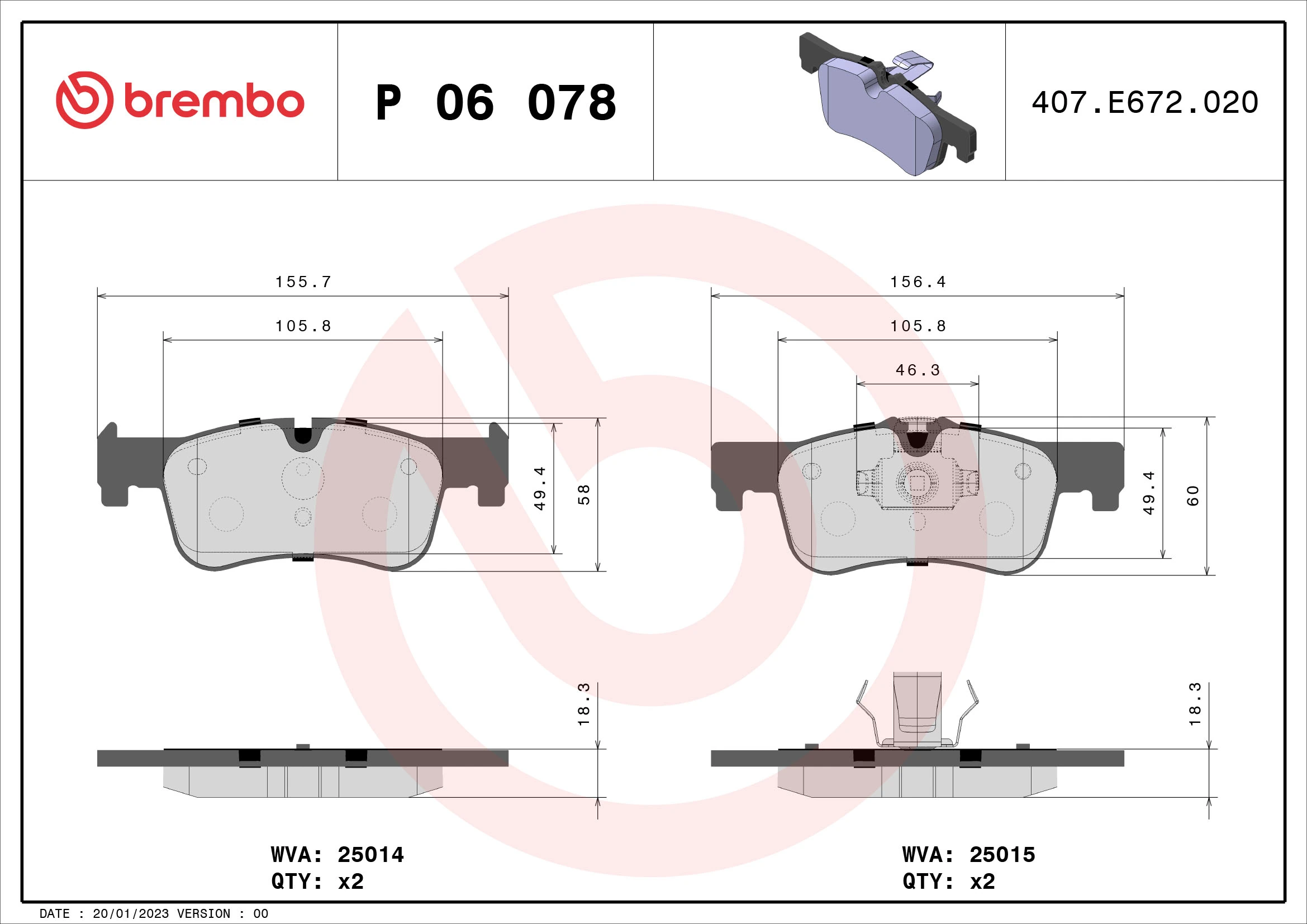 Brake Pad Set, disc brake