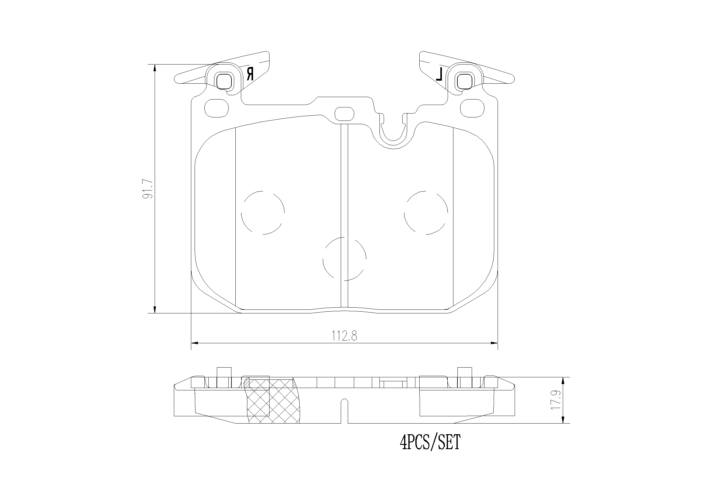 Brake Pad Set, disc brake
