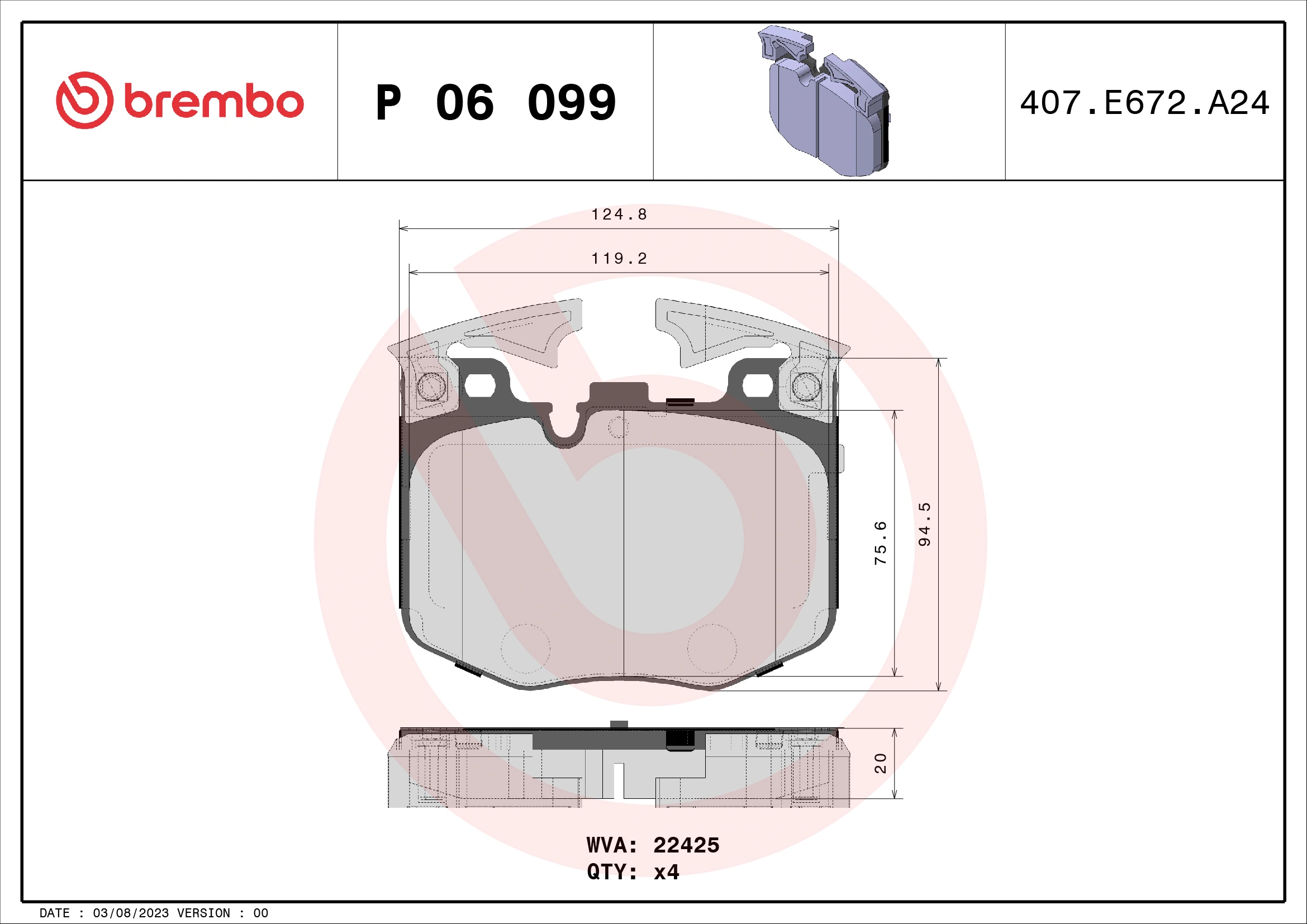 Brake Pad Set, disc brake