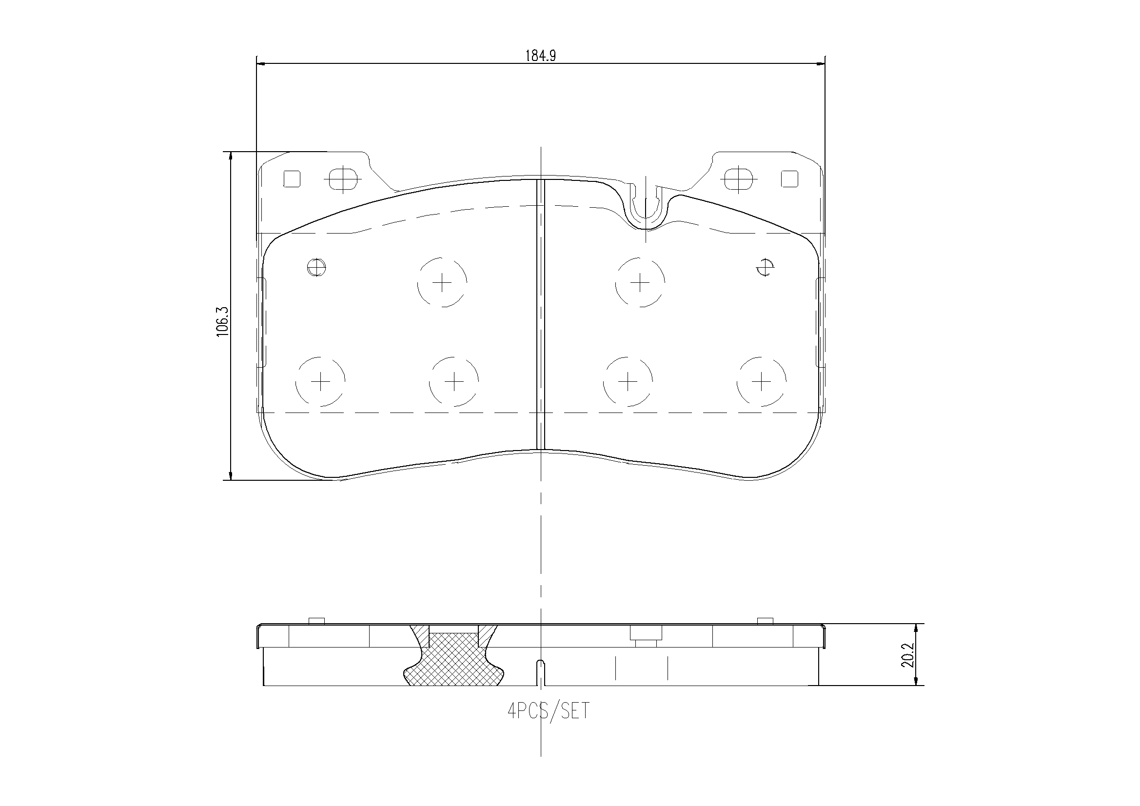 Brake Pad Set, disc brake