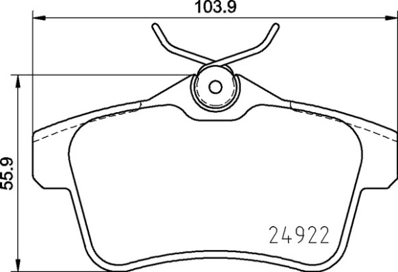 Brake Pad Set, disc brake