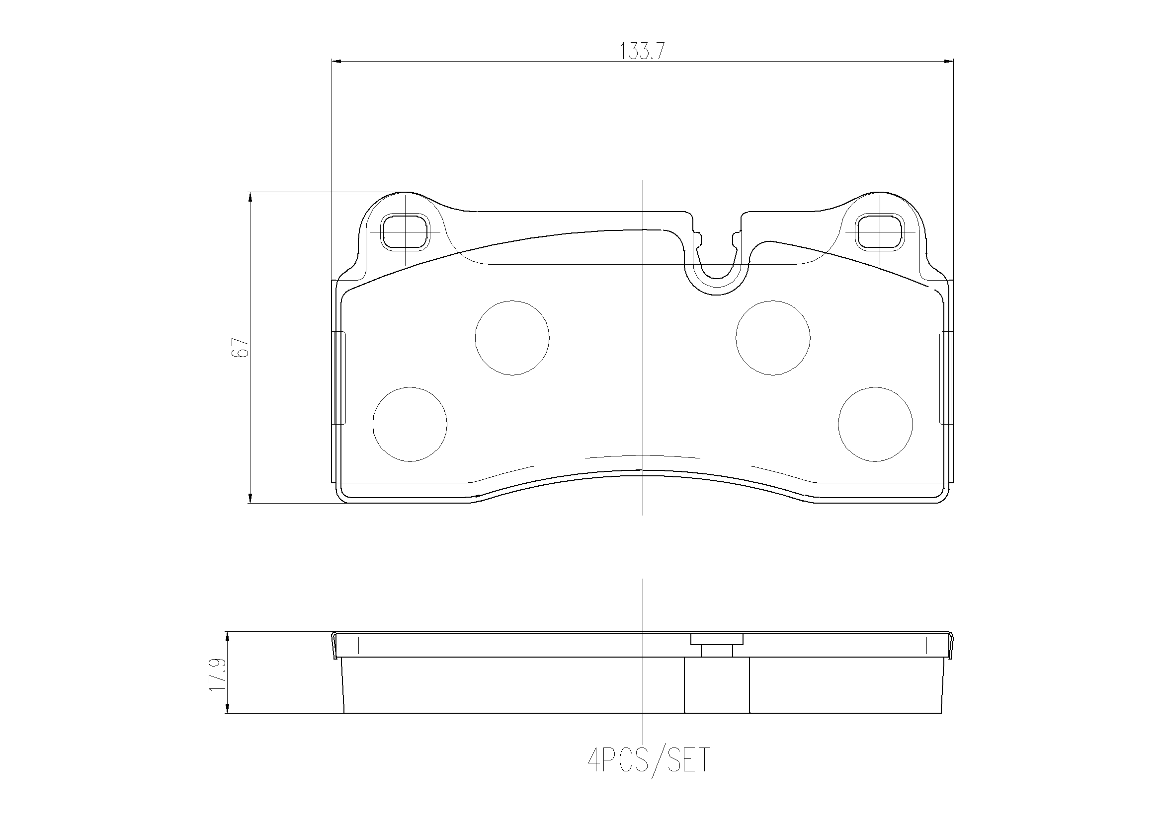 Brake Pad Set, disc brake