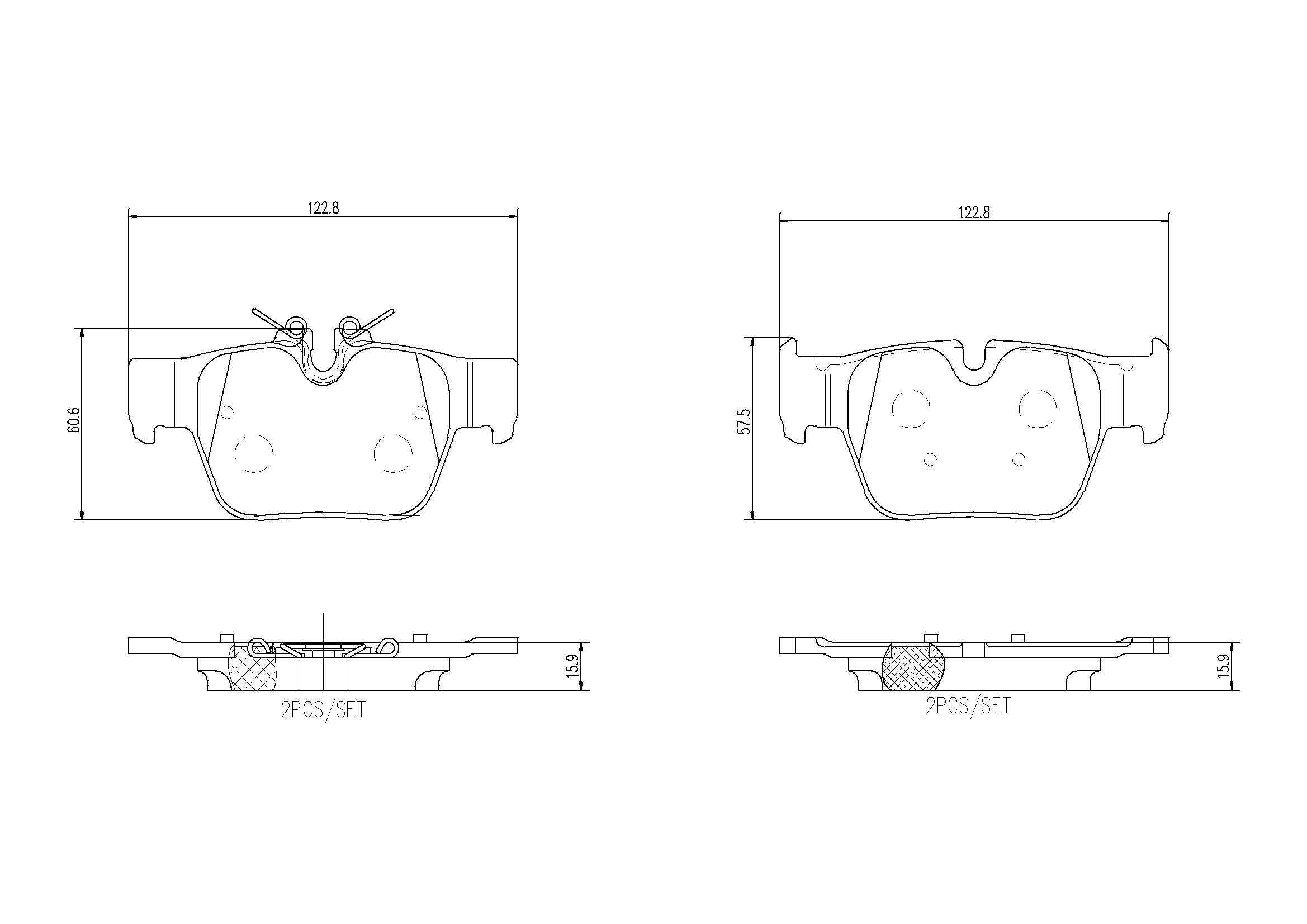 Brake Pad Set, disc brake