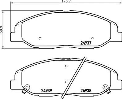 Brake Pad Set, disc brake